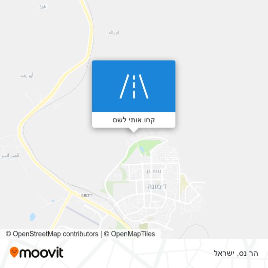 מפת הר נס