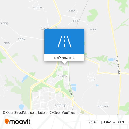 מפת זלדה שניאורסון