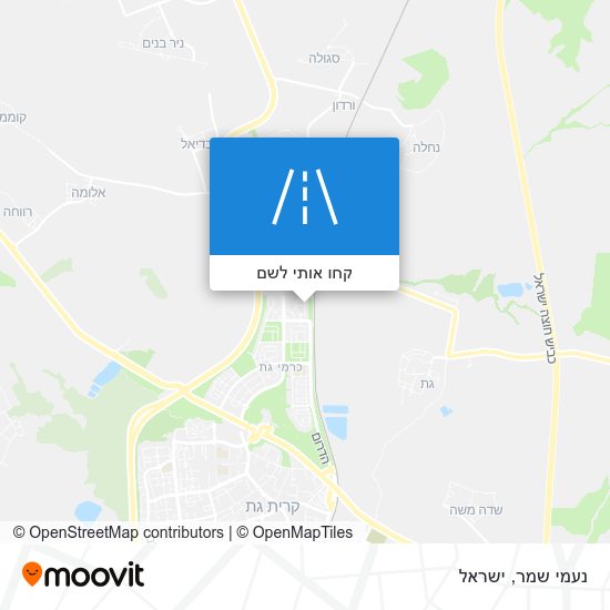 מפת נעמי שמר
