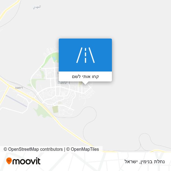 מפת נחלת בנימין