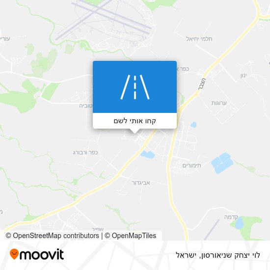 מפת לוי יצחק שניאורסון