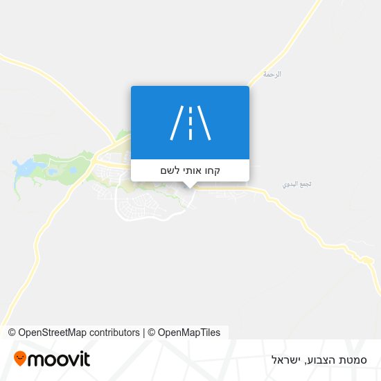 מפת סמטת הצבוע