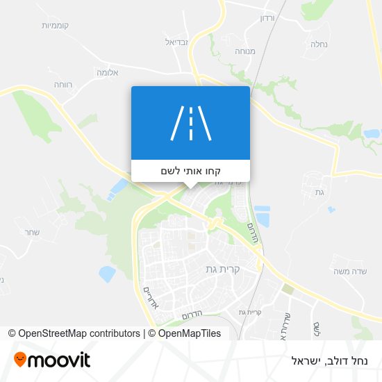 מפת נחל דולב