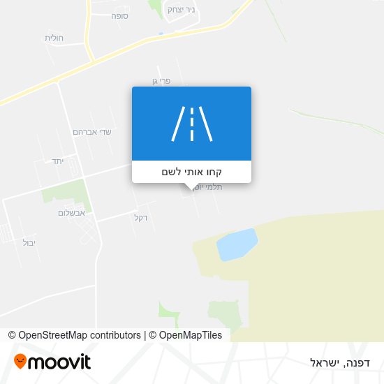 מפת דפנה