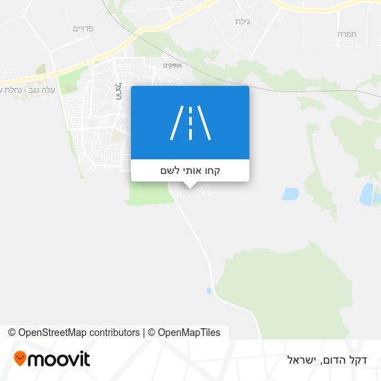 מפת דקל הדום