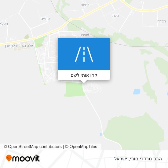 מפת הרב מרדכי חורי