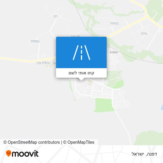 מפת דפנה