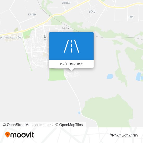 מפת הר שגיא