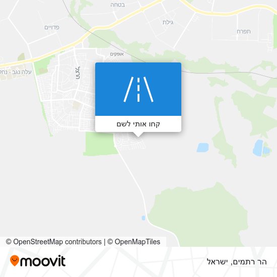 מפת הר רתמים