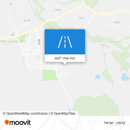 מפת קדמה