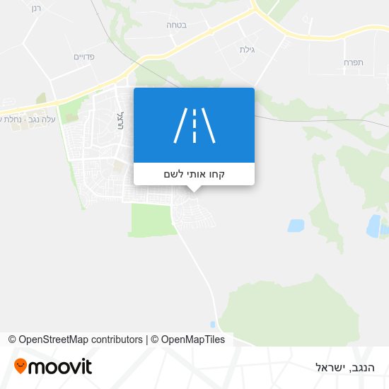 מפת הנגב