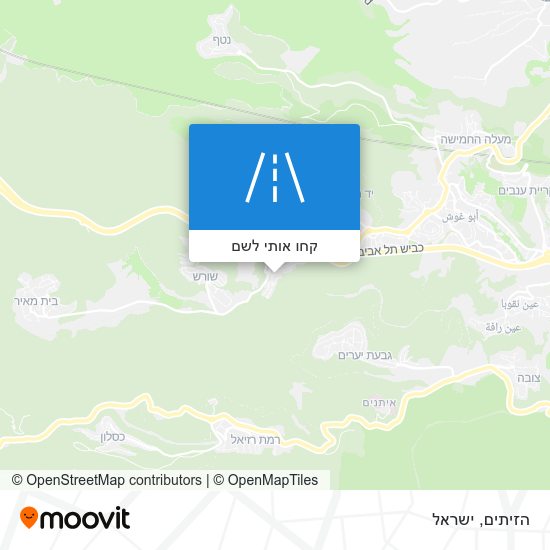 מפת הזיתים
