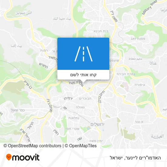 מפת האדמו"רים ליינער