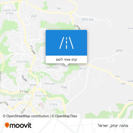 מפת מחנה יצחק