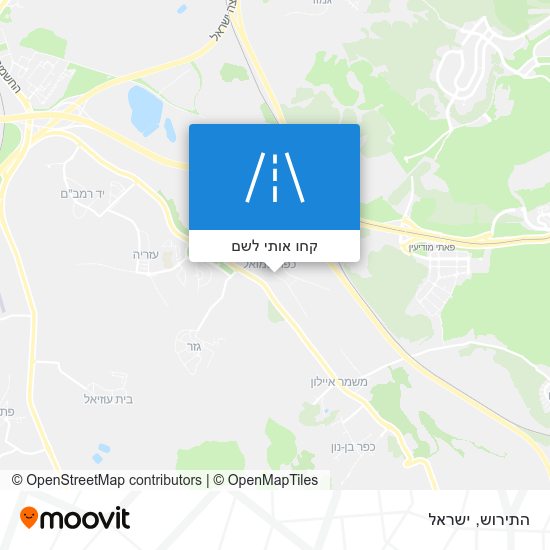 מפת התירוש
