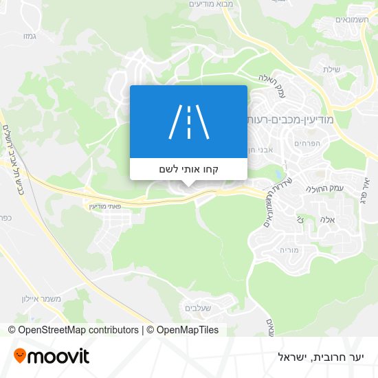 מפת יער חרובית