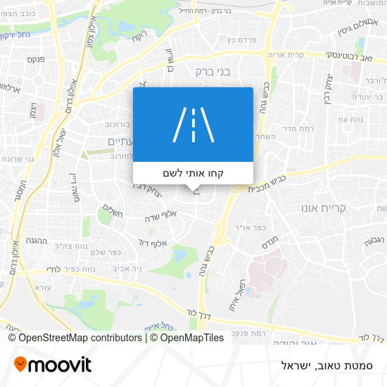 מפת סמטת טאוב