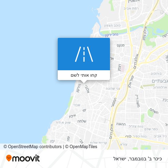 מפת כיכר ב' בנובמבר