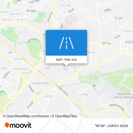 מפת מבוא התאנה