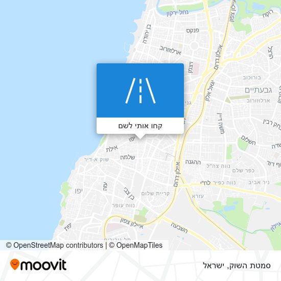 מפת סמטת השוק