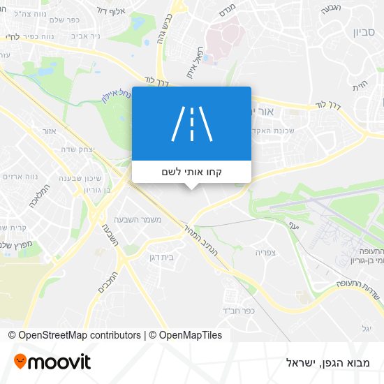 מפת מבוא הגפן