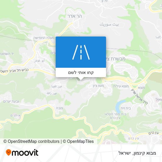 מפת מבוא קינמון