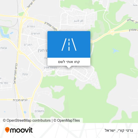 מפת גרטי קורי