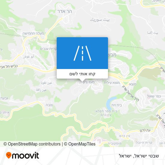 מפת שבטי ישראל