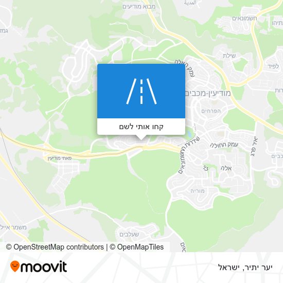 מפת יער יתיר