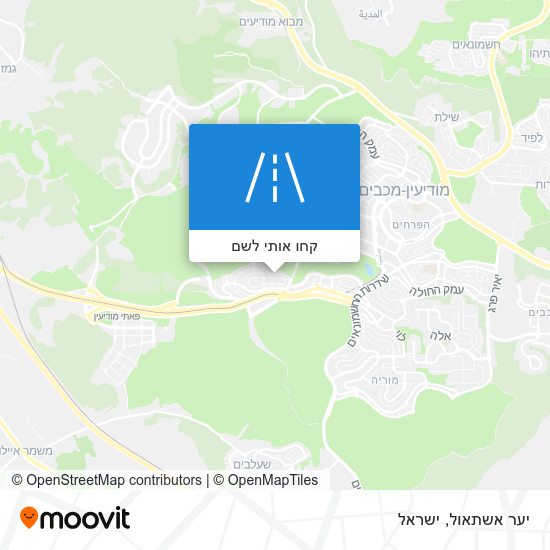 מפת יער אשתאול