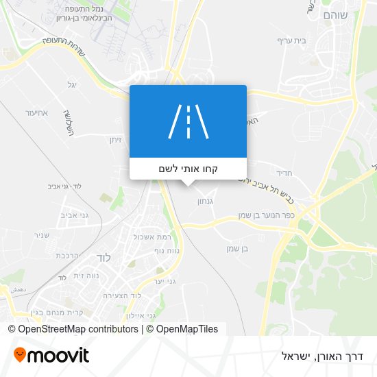 מפת דרך האורן