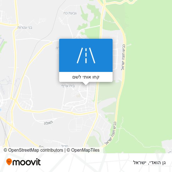 מפת גן הואדי