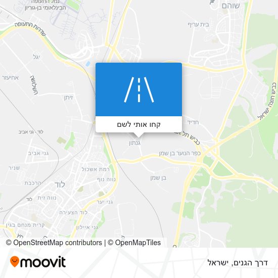 מפת דרך הגנים