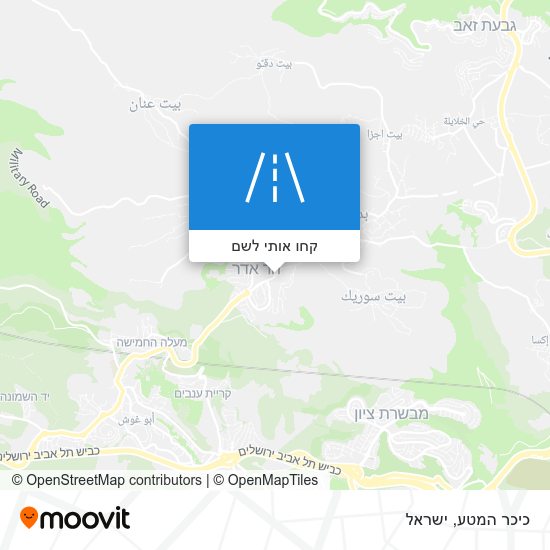 מפת כיכר המטע