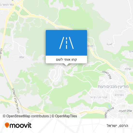 מפת הרכס