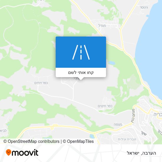 מפת הערבה