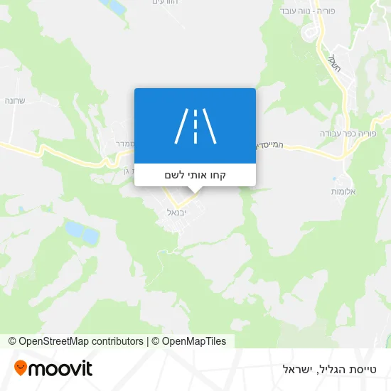 מפת טייסת הגליל