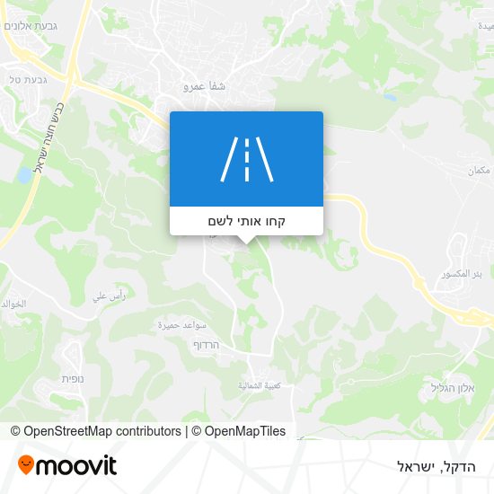מפת הדקל