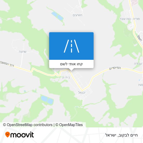 מפת חיים לבקוב