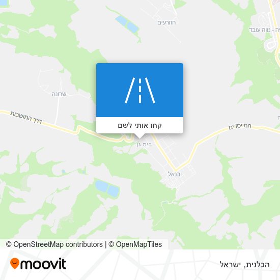 מפת הכלנית