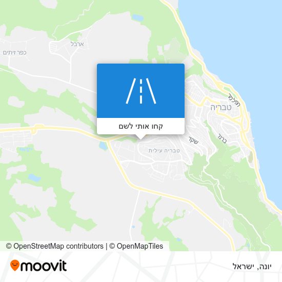 מפת יונה