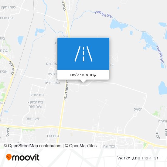 מפת דרך הפרדסים
