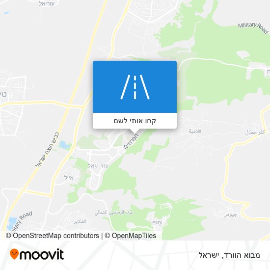מפת מבוא הוורד