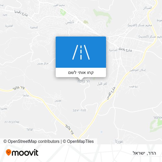 מפת הדר