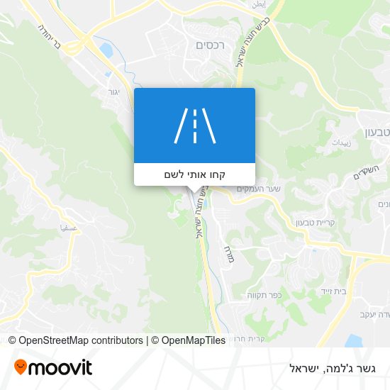 מפת גשר ג'למה