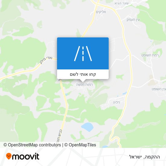 מפת ההקמה