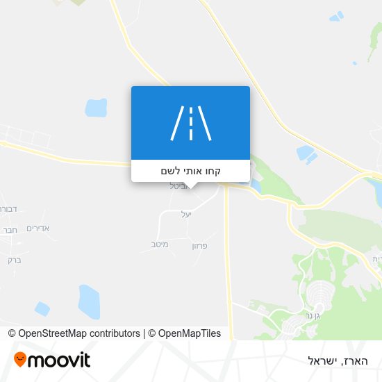 מפת הארז