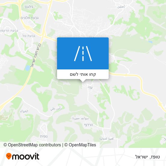 מפת טופז