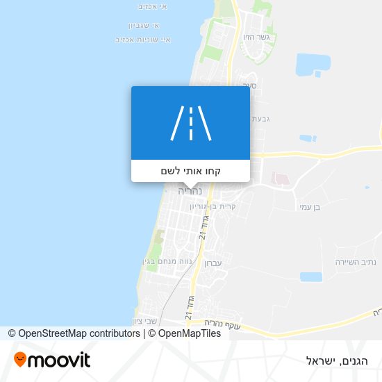 מפת הגנים