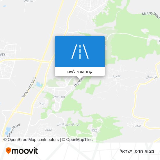 מפת מבוא הדס